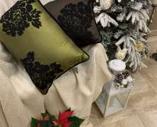 Декоративная подушка Laroche Каноя Шоколад 30х50 с бисером - фото 6