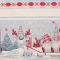 Новогодняя скатерть Vingi Ricami islanda 140х180 гобелен - фото 9