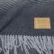 Плед из шерсти ягнёнка Steinbeck Marlies градиент от темно-серого к дымчатому 130х190 - фото 1