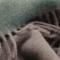 Плед шерсть/кашемир Biederlack Cashmere Plaid green-brown 150х200 - фото 2