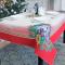 Новогодняя скатерть Vingi Ricami Santa Klaus 22 140х180 гобелен - фото 1