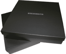 Фирменная подарочная упаковка Steinbeck, 35х35х7 см, черная в интернет-магазине Posteleon