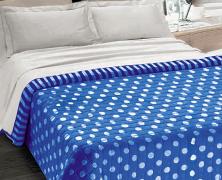 Одеяло-покрывало Servalli Pois Blu 240х260 полиэстер в интернет-магазине Posteleon