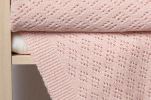 Плед шерстяной Luxberry Imperio 81 75х100 розовый - основновное изображение
