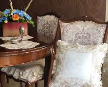 Декоративная подушка Laroche Пиринеи 40х40 с кружевом - фото 10