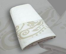 Банное полотенце Onda Blu Marcella Bianco 100x150 - основновное изображение