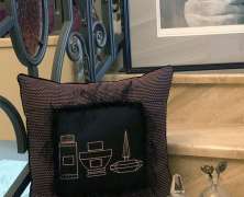 Декоративная подушка Laroche Дом Дизайна 45х45 с вышивкой - фото 2
