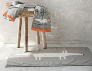 Махровый коврик для ванной Blanc des Vosges Fox Perle 50х90 - основновное изображение