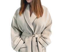 Банный вафельный халат женский Svilanit Сэлсино ворот-шалька в интернет-магазине Posteleon