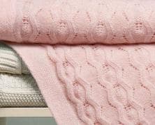 Плед шерстяной Luxberry Imperio 77 75х100 розовый в интернет-магазине Posteleon