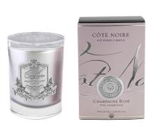 Ароматическая свеча Cote Noite Champagne Rose 185 гр. silver - основновное изображение