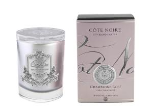 Ароматическая свеча Cote Noite Champagne Rose 185 гр. silver - основновное изображение