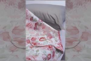 Одеяло-покрывало Servalli Rose Lee Rosso 255х255 хлопок/полиэстер - основновное изображение