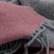 Плед шерсть/кашемир Biederlack Cashmere Plaid rouge-graphit 130х170 - фото 2