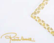 Постельное белье Roberto Cavalli Gold bianco евро 200х220 сатин - фото 7