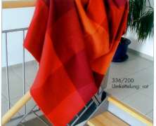 Шерстяной плед Monza 336/200 красный 150х200 в интернет-магазине Posteleon