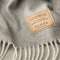 Плед из шерсти ягнёнка Steinbeck Teltow 3 h/grau серый в елочку 130х190 - фото 4