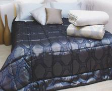 Одеяло-покрывало Servalli Kohinor Nero e blu 260х270 хлопок/шелк в интернет-магазине Posteleon