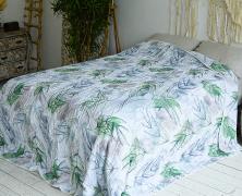 Одеяло-покрывало Servalli Stampato Beverly Verde 260х250 полиэстер в интернет-магазине Posteleon