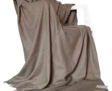 Плед ягнёнок/кашемир Steinbeck Modena 4/brown коричневый 130х190 - фото 1