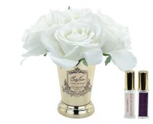 Ароматизированный букет Cote Noire Seven Rose White gold jade в интернет-магазине Posteleon