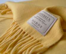 Плед из шерсти ягнёнка Steinbeck Regent Gelb желтый 130х190 - фото 1