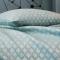 Декоративная подушка Blanc des Vosges Carpates Turquoise 40х40 хлопок - фото 2