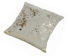 Декоративная подушка Hamam Sultan Gold 45х45 натуральная кожа - основновное изображение
