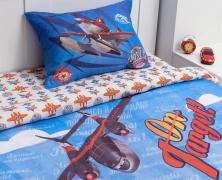 Постельное белье Этель ETP-104 Disney Самолеты 1.5-спальное 143х215 поплин - фото 1