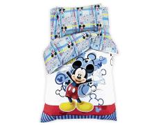 Постельное белье Этель ETP-105 Disney Микки Маус 1.5-спальное 143х215 поплин - основновное изображение