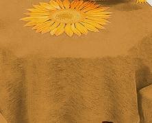 Гобеленовая скатерть Girasole Giallo 140x240, Eurogal - основновное изображение