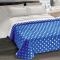 Одеяло-покрывало Servalli Pois Blu 240х210 полиэстер - фото 1