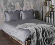 Постельное бельё Luxberry Daily Bedding стальной 1.5-спальное 150x210 сатин - фото 2