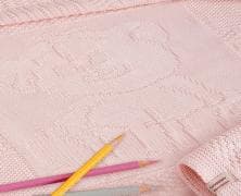 Плед хлопковый Luxberry Imperio 16 75х100 розовый в интернет-магазине Posteleon