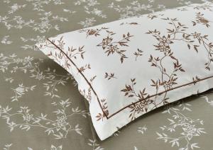 Постельное белье с одеялом Asabella 2138-OMP евро 200x220 печатный сатин - основновное изображение
