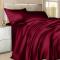 Постельное белье Luxe Dream Бордовый семейное  2/140x205 шёлк - основновное изображение