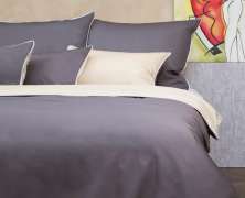 Постельное белье Elhomme Graphite 1.5-спальное 2x155х200 хлопок мако-сатин - фото 3
