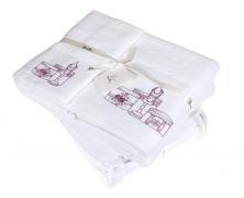 Полотенце махровое Devilla От кутюр 70x140 с вышивкой в интернет-магазине Posteleon