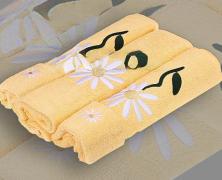 Комплект из 5 полотенец Grand Textil Camomilla Giallo 40x60, 60x110 и 100x150 в интернет-магазине Posteleon