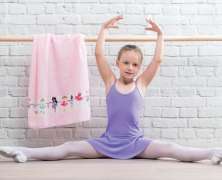 Детское полотенце Feiler Ballerina Border 68х120 махровое - фото 5