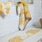 Махровый коврик для ванной Blanc des Vosges Spike Curry 50х90 - фото 2
