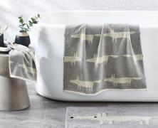 Махровый коврик для ванной Blanc des Vosges Fox Perle 50х90 - фото 2