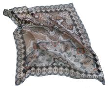 Шейный шёлковый платок Luxury Silk & Wool Modern 65х65 см - фото 1