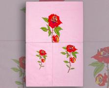 Комплект из 3 полотенец Grand Textil Rosa Rosa 40x60, 60x110 и 110x150 - основновное изображение
