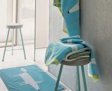 Махровый коврик для ванной Blanc des Vosges Fox Bleu 50х90 - фото 2