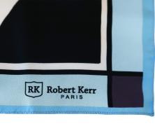 Шёлковый платок-палантин Luxury Silk & Wool Geometry Сlassic 130х170 - фото 1