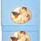 Комплект из 3 полотенец Grand Textil Amorini Blu 40x60, 60x110 и 110x150 - фото 1