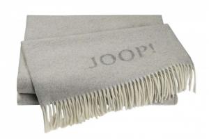 Плед шерстяной Biederlack JOOP! Fine-Doubelface grafit-rauch 130х180 - основновное изображение