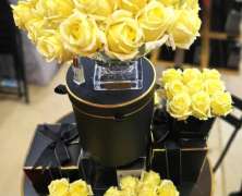 Ароматизированный букет Cote Noire Centerpiece Rose Buds Yellow - фото 4