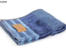 Комплект махровых полотенец Buddemeyer Jeans 48х80 и 70х135 - фото 11